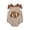 Brown, variant on Baby Rompers Girl Cooling Cartoon Print Bowknot Sleeveless Crewneck Bodysuit Daily Wear Girls Jumpsuit 6 Months-12 Months