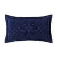 thumbnail image 1 of Ashton Cotton Pillow Sham, Navy - King Size, 1 of 1