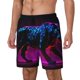 thumbnail image 1 of Fotbe Futuristic Purple Panther A、 Traje de Baño para Hombre – Shorts de Natación de Secado Rápido con Forro y Bolsillos-Large, 1 of 6