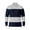 Grey, variant on Mens Polo Shirts Long Sleeve Striped Casual Button Down Lapel Tops Pullover Fall Breathable Comfortable T Shirts for Men Yellow M
