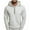 Gray a, variant on Zylanna Men's Hooded Sweatshirts with Multi-Pockets, Casual Soft & Warm Half-Zip Solid Color Sport Hoodies Pullover for Men Black