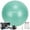 Mint Green, variant on XPRT Fitness 55 cm Gray Exercise Ball, Anti-Burst Yoga Stability Ball with Foot Pump for Core Balance and Posture Training