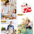 thumbnail image 3 of Creative Nail Polish Printing Apron Restaurant Cooking Baking Dress Cotton and Linen Painting Working Apron for Home Kitchen, 3 of 9