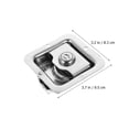 thumbnail image 1 of RV Trailer Door Locks Replacement Anti-theft Camper Caravan Boat Drawer Letter Deadbolt Locking Handle Entry Accessory Parts ,Safe Reliable, 1 of 6