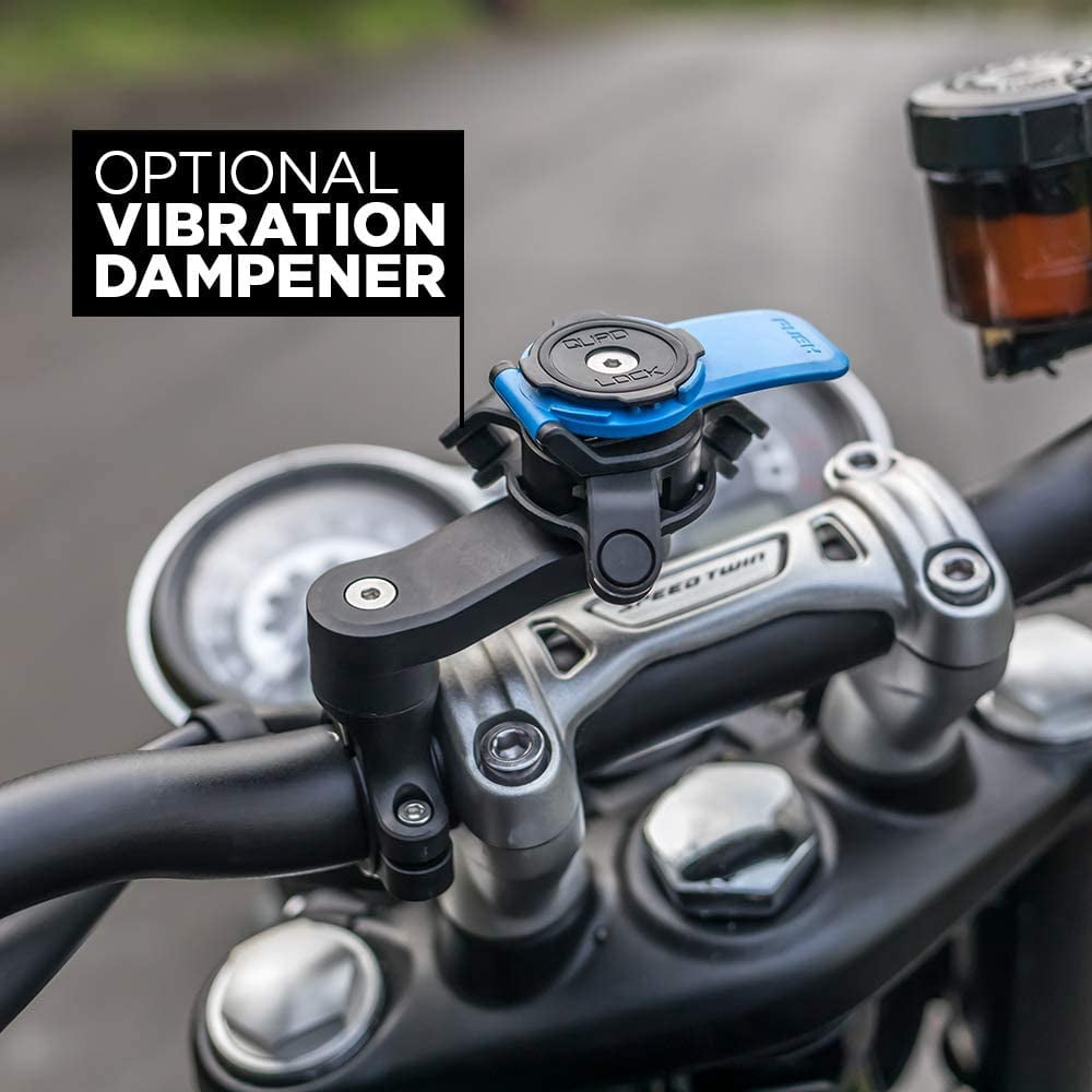 Quad Lock Motorcycle Handlebar Mount for iPhone, Samsung Galaxy and Pixel Smartphone