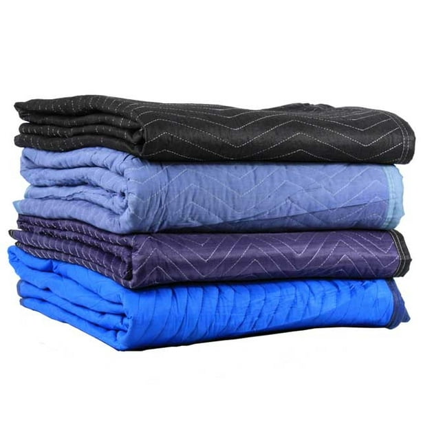 4 Pack Miscellaneous Moving Blankets Furniture Pads Walmart