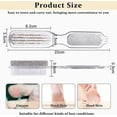 thumbnail image 2 of 4 In 1 Foot Pu Brush Combines Foot File Callus Remover With Pu File Scrub Foot Care Tool For Women Men Foot Salon Or Home Use2pcs-, 2 of 5