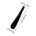 thumbnail image 3 of Shoe Horn, Easy Shoe Puller for Men & Women, Plastic White Brown 19.5cm Non-slip Handle, No Bending Down to Put on Shoes, Portable Shoe Helper for Travel, Home, Elderly & Minors,Vsgery, 3 of 6