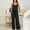 Black, variant on GILIGEGE Pajama Sets for Women 2 Piece Womens Pajama Sets 2 Piece Lounge Set Women 2 Sets for Women Summer 2 Outfits Top Long Pant Sets Casual Tracksuit Wear Sleeveless Top Long Pants Suit Suits
