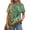 Armygreen Floral, variant on Women Tunic Tops Casual Long Sleeve Shirts Crew Neck Fall Tops Basic Tees Floral Dressy Blouses