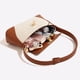 thumbnail image 2 of Bolso Hobo para axila para mujer, bolso con asa superior de retales, bolso de compras informal (marrón), 2 of 9