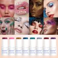 thumbnail image 2 of Maquillaje de escenario, Flash facial, sombra de ojos popular, maquillaje, cuerpo, lentejuelas, 2 of 8