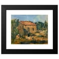 thumbnail image 2 of Paul Cézanne 14x12 Black Modern Framed Museum Art Print Titled - Abandoned House Near Aix-En-Provence (1885-1887), 2 of 5