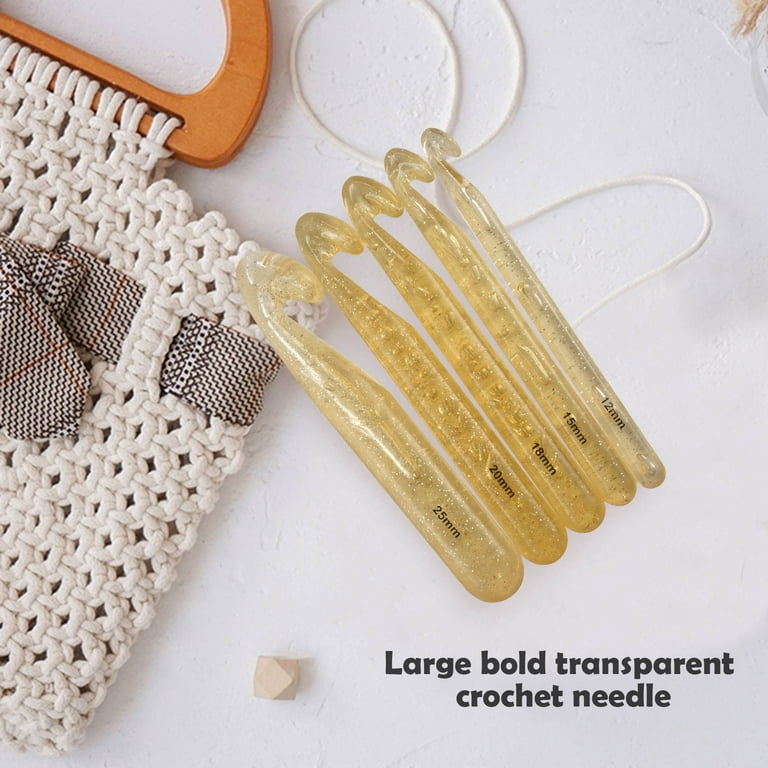Yarniss 20 Size Crochet Hooks 0.5mm-10mm, Ergonomic Crochet Hooks Set with  Case 