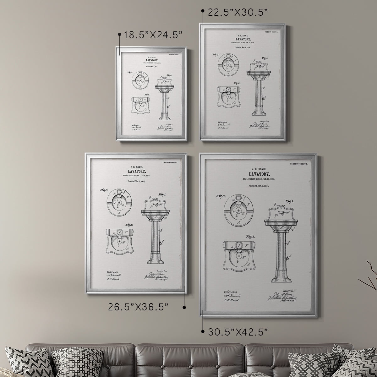 Vintage Sink I Premium Classic Framed Print - Ready to Hang