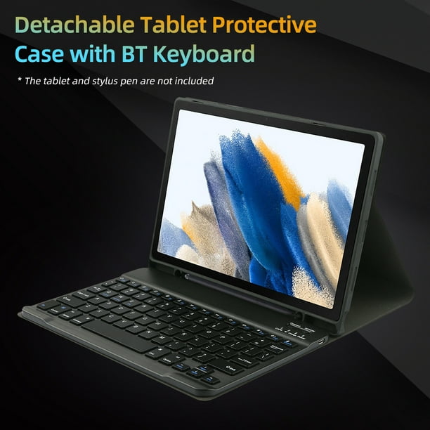 Étui de protection portable détachable pour tablette avec fente pour stylet  clavier BT compatible avec Samsung Tab S6 Lite/P613/P619 Rose 