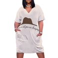 thumbnail image 1 of Ceci n’est pas un chapeau petit prince magritte Loose Pocket Dress dress women's luxury party dress dresses, 1 of 6