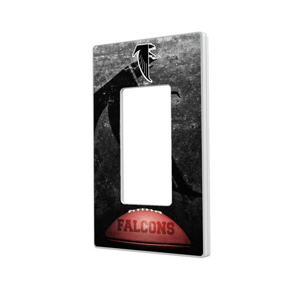 Atlanta Falcons Legendary Design Single Rocker Lightswitch Plate