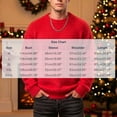 thumbnail image 3 of Babcutegg Mens Fuzzy Fleece Sweater Crew Neck Knit Long Sleeve Fall Winter Warm Casual Sweaters Size 2XL, 3 of 5