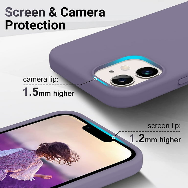 JETech Coque En Silicone Pour IPhone 12 Ini 5,4 Pouces, étui De