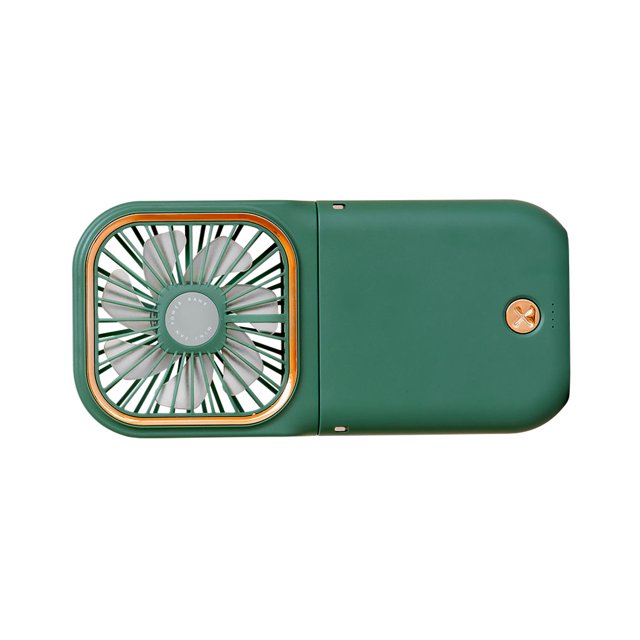 Naiovety Ventilador de refrigeración ligero, 3 velocidades de viento, ventiladores colgantes para el cuello, ventilador de aire profesional, soporte de Electrodomésticos Verde Naiovety HA004861-04B