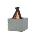 thumbnail image 1 of Flame Humidifier Aroma Diffuser with Essential Oil Remote White, 1 of 5
