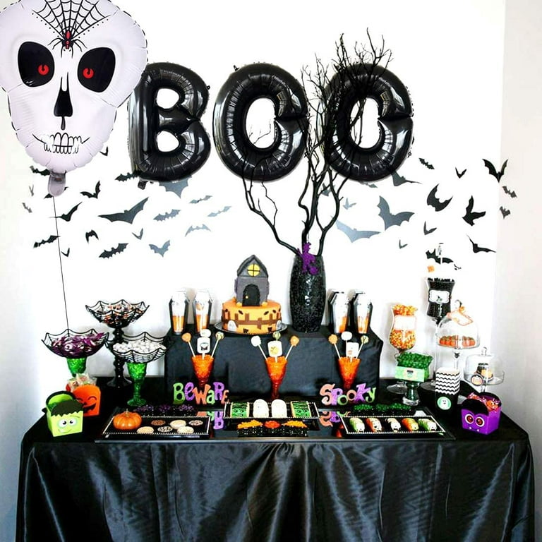 Oavqhlg3b Halloween Party Decorations Indoor, Outdoor, Halloween Birthday Party Supplies for Kids, Adults, Halloween Balloons Banner Latex Balloons