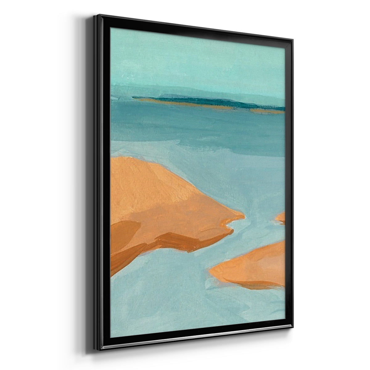 Out on the Sandbar IV Premium Framed Print, in Gold, Black, or Silver - Ready to Hang