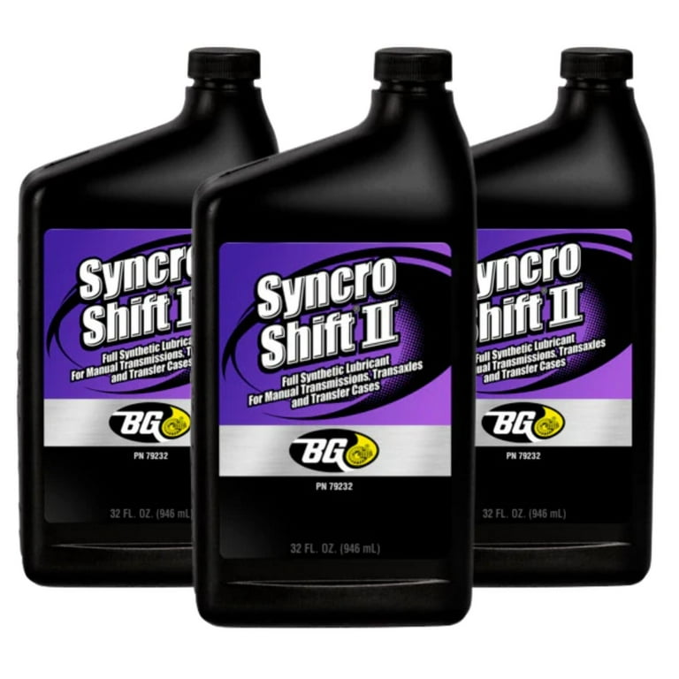 BG Syncro Shift II ギアオイル 75W-80 5本セット BG Products Syncro Shift II Full Synthetic Lubricant 75w-80