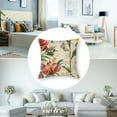 thumbnail image 5 of nygtbtfer Throw Pillow Covers Set of 2 Decorative Spring Pillow Covers Linen Flower Farmhouse Pillowcases for Sofa Couch Living Room Outdoor White, 5 of 7