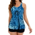 Tarmeek Tankini Swimsuits for Women Tummy Control Swimwear Two Piece