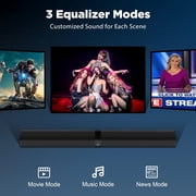 COWIN Sound Bar for TV, 2-in-1 Detachable Soundbar with Auto Volume Boost, TV Speakers with 3 EQ Modes, Bluetooth 5.3/ARC/Opt/AUX Connection for PC/Gaming/Projectors