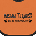 thumbnail image 4 of Inktastic Massage Therapists Hands Rub Boys or Girls Baby Bib, 4 of 4