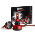 thumbnail image 3 of XK Glow Headlight Bulb XK045002-HB3 Elite Series LED; HB3; LED Bulb; 9 To 32 Volt; White Beam Color; 3000 Lumens; 6000K Light Color Temperature; Set Of 2; With Constant Current CPU Technology, 3 of 4