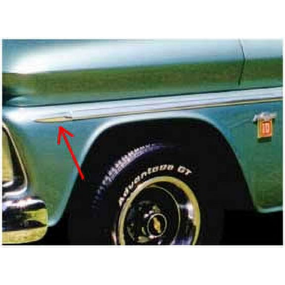 Brothers Trucks FSM0100 Fender Molding - Point Tip - Left/Right - Each