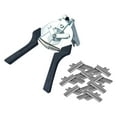 thumbnail image 2 of Alicates Profesionales para Anillos de Cerdo Shamjiam Alicates de Clavos con Clips Negro, 2 of 8