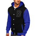 thumbnail image 2 of Vedolay Men Jackets for Winter Open Front Coat Jacket for Men Clothes Dark Blue,L, 2 of 5