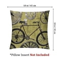 thumbnail image 4 of Ullo0ord Bikes Square Throw Pillow Cover Home Living Room Cushion Sofa Patio Car Indoor Outdoor New Home Bed Modern Home Art Decor Throw Pillow Cover 24x24in, 4 of 7