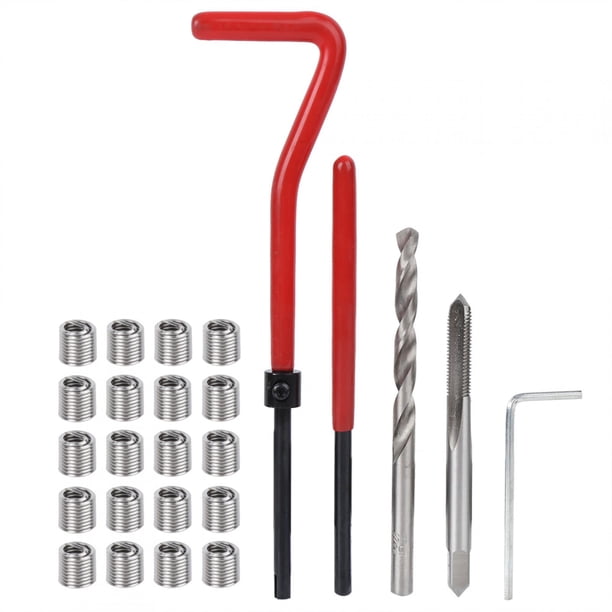 Kit De Reparación De Roscas M5 De Fácil Almacenamiento, Kit De Reparación De Roscas, Maquinaria De Procesamiento Para Trabajos De Reparación Procesamiento De Agujeros Ciegos Anggrek GH1011