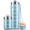 Blue, variant on Detachable 7-Day Aluminum Pill Case Container, Portable Stackable Daily Supplement Vitamin Storage Organizer with Keychain Hook for Travel & Daily Beauty Supplement Storage