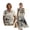 Ink Crane Leaf, variant on FOR U DESIGNS Crane Forest Print Matchable Couples' Outfit Sleeveless Womens Linen-Like Shirt with Pocket Mens Button Down Shirt for Travel