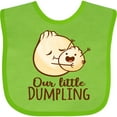 thumbnail image 3 of Inktastic Our Little Dumpling Boys or Girls Baby Bib, 3 of 4