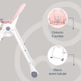 thumbnail image 3 of Periquera para Bebe Portátil con Bandeja para Comer - Asiento Reclinable de 3 Posiciones y Seguridad de 5 puntos Bebesit  Snack, 3 of 9