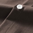 thumbnail image 5 of Mens Shirts Spring Summer Breathable Long Sleeve Button Down Band Collar Work Shirts Beach Shirt, 5 of 8