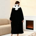 thumbnail image 6 of Oversized Wearable Animal Blanket Hoodie Cute Cozy Long Robe for Women and Men Perfect for Staying Warm and Comfortable at Home Ideal Gift for Animal Lovers and Cold Weather Relaxation, 6 of 6