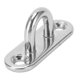 thumbnail image 4 of 4Pcs Staple Ring Hook Stainless Steel Rugged 800LB High Strength Pad Eye Plate U Hook For Marine Yacht RV 80x26mm/3.1x1in, 4 of 5