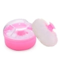 thumbnail image 3 of 3pcs Powder Puff Empty Box After Bath Body Powder Container with Bath Powder Puffs and Sifter for Home and Travel, 3 of 8