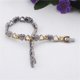 thumbnail image 3 of Pulsera magnética de titanio con corazón de amor para mujer, pulsera ajustable de acero inoxidable con retazos de corazón simple, acero inoxidable creativo para hombres y mujeres, 3 of 4