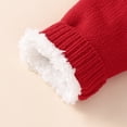 thumbnail image 4 of Baby Romper Solid Knitted Newborn Girl Boy Jumpsuit Fashion Hooded Infant Clothing Long Sleeve Autumn Winter Overalls 0-18M Fleece Warm, 4 of 4