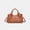 Brown, variant on Suede Woven Handbag for Women: Handwoven Vegan Leather Purse & Pockets for Style & Travel
